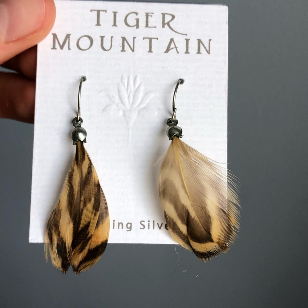 Vintage Feather Earrings